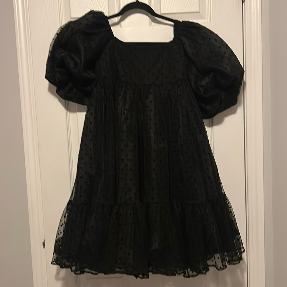 Katakomb gothic poofy baby doll dress new